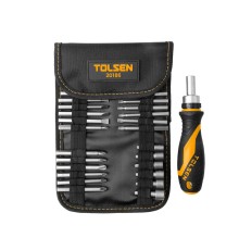 Набор вставок (бит) 1/4", PH, PZ, Hex, Torx, Slotted, 26 предметов TOLSEN TT20186 Набор вставок (бит) 1/4", PH, PZ, Hex, Torx, Slotted, 26 предметов TOLSEN TT20186