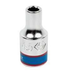 Головка торцевая стандартная двенадцатигранная 1/4", 4,5 мм KING TONY 233045M