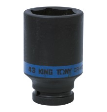 Головка торцевая ударная глубокая шестигранная 3/4", 43 мм KING TONY 643543M
