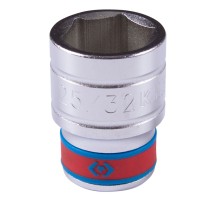 Головка торцевая стандартная шестигранная 1/2", 25/32", дюймовая KING TONY 433525S