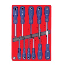 Набор отверток Torx, ложемент, 11 предметов МАСТАК 5-4411 Набор отверток Torx, ложемент, 11 предметов МАСТАК 5-4411