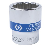 Головка торцевая стандартная двенадцатигранная 3/8", 20 мм KING TONY 333020M