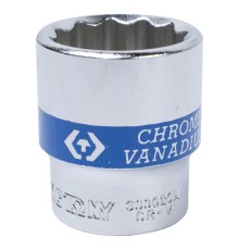Головка торцевая стандартная двенадцатигранная 3/8", 20 мм KING TONY 333020M Головка торцевая стандартная двенадцатигранная 3/8", 20 мм KING TONY 333020M