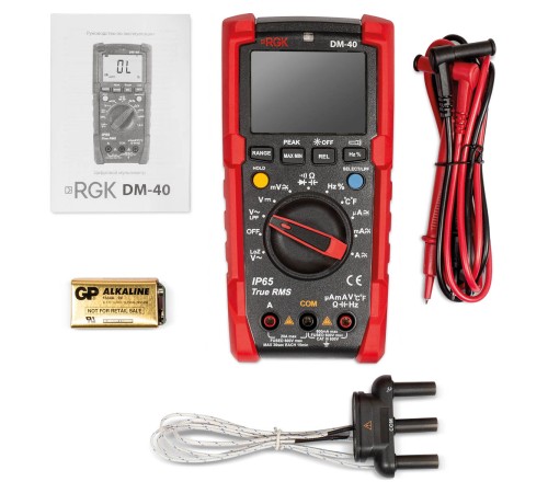 Мультиметр RGK DM-40 Мультиметр RGK DM-40