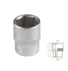 Головка торцевая стандартная шестигранная 3/8", 16 мм AFFIX AF00030016