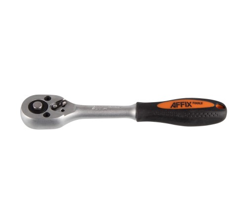 Трещотка 1/4", 45 зубцов, флажковая с кнопкой AFFIX AF01021405 Трещотка 1/4", 45 зубцов, флажковая с кнопкой AFFIX AF01021405