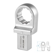 Насадка накидная серии "FIT", 21 мм, 14х18 мм KING TONY 34502221M