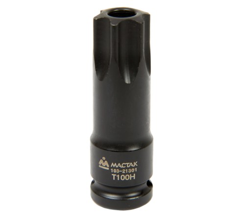 Насадка (бита) торцевая 1/2", TORX TR, T100H, L=78 мм, для шкива распредвала МАСТАК 103-21301 Насадка (бита) торцевая 1/2", TORX TR, T100H, L=78 мм, для шкива распредвала МАСТАК 103-21301