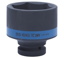 Головка торцевая ударная шестигранная 1", 95 мм KING TONY 853595M