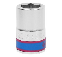 Головка торцевая стандартная шестигранная 3/4", 20 мм KING TONY 633520M