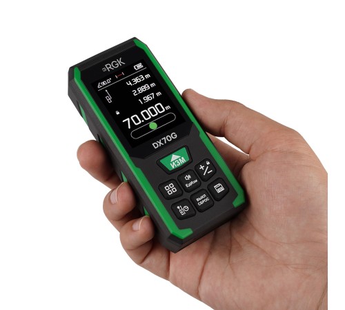 Лазерный дальномер RGK DX70G с поверкой
