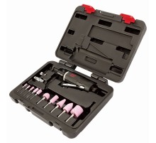 Пневматическая бормашина (шарошка) 3 - 6 мм, 25000 об/мин, с набором принадлежностей, 15 предметов MIGHTY SEVEN QA-0115A