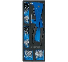 Заклепочник с набором заклепок, ложемент, 121 предмет KING TONY 9-21-20-07MRV