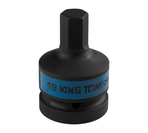Насадка (бита) ударная торцевая 1", HEX, 19 мм, L = 80 мм KING TONY 801519M Насадка (бита) ударная торцевая 1", HEX, 19 мм, L = 80 мм KING TONY 801519M