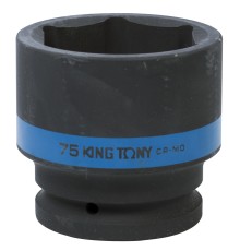 Головка торцевая ударная шестигранная 1", 75 мм KING TONY 853575M