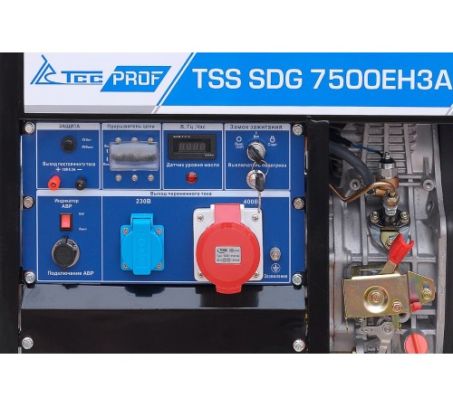 Дизель генератор TSS SDG 7500EH3A Дизель генератор TSS SDG 7500EH3A