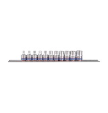 Набор торцевых головок 3/8", TORX Е-стандарт, E4-E18, 11 предметов KING TONY 3121PR