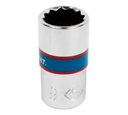 Головка торцевая стандартная двенадцатигранная 1/4", 9 мм KING TONY 233009M Головка торцевая стандартная двенадцатигранная 1/4", 9 мм KING TONY 233009M
