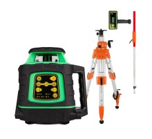 Комплект: ротационный нивелир AMO ROTOR 300G с калибровкой + штатив RGK SH-170 рейка RGK LR-2 приемник RGK LD-88G