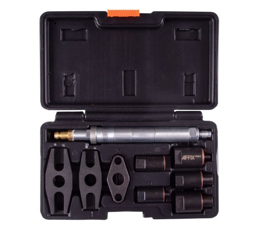 Набор прижимных форсуночных адаптеров, 9 предметов, кейс AFFIX AF12013009C