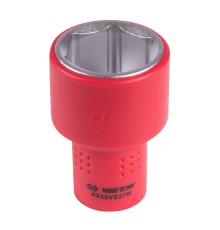 Головка торцевая диэлектрическая шестигранная 1/2", 27 мм KING TONY 4335VE27M