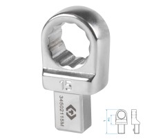 Насадка накидная серии "FIT", 15 мм, 9х12 мм KING TONY 34502115M Насадка накидная серии "FIT", 15 мм, 9х12 мм KING TONY 34502115M