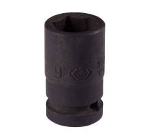 Головка торцевая ударная шестигранная 1/4", 9 мм KING TONY 253509M Головка торцевая ударная шестигранная 1/4", 9 мм KING TONY 253509M