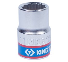Головка торцевая стандартная двенадцатигранная 3/8", 11 мм KING TONY 333011M