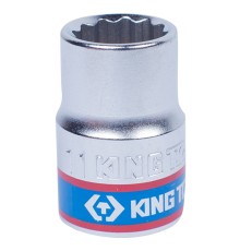 Головка торцевая стандартная двенадцатигранная 3/8", 11 мм KING TONY 333011M