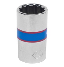 Головка торцевая стандартная двенадцатигранная 1/4", 11 мм KING TONY 233011M