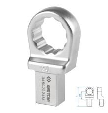 Насадка накидная серии "FIT", 24 мм, 14х18 мм KING TONY 34502224M