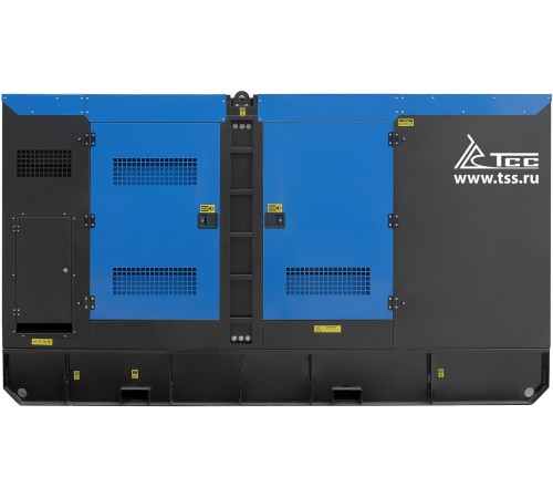 Дизельный генератор ТСС ЭД-250-Т400 с АВР в шумозащитном кожухе на прицепе