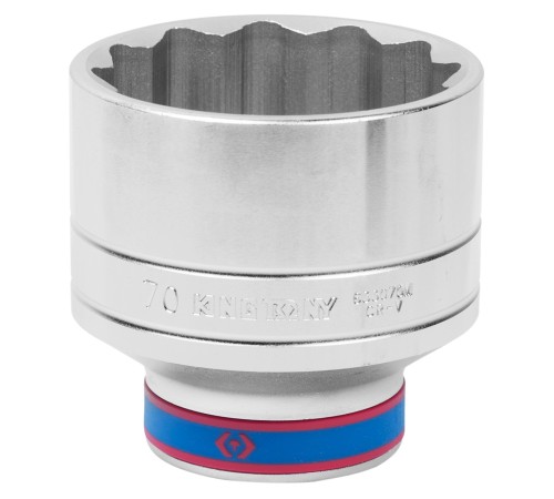 Головка торцевая стандартная двенадцатигранная 3/4", 70 мм KING TONY 633070M Головка торцевая стандартная двенадцатигранная 3/4", 70 мм KING TONY 633070M