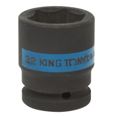 Головка торцевая ударная шестигранная 3/4", 32 мм KING TONY 653532M