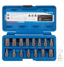 Набор экстракторов, 3-14 мм, 15 предметов, кейс KING TONY 11015SQ01