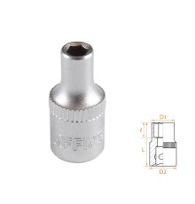 Головка торцевая стандартная шестигранная 1/4", 4 мм AFFIX AF00020004 Головка торцевая стандартная шестигранная 1/4", 4 мм AFFIX AF00020004