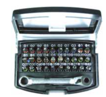 Набор вставок-бит, 31 предмет Matador