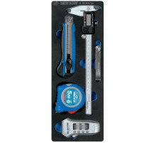 Набор измерительных инструментов, ложемент, 5 предметов KING TONY 9-90305TQV