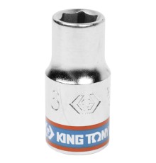 Головка торцевая стандартная шестигранная 1/4", 6 мм KING TONY 233506M Головка торцевая стандартная шестигранная 1/4", 6 мм KING TONY 233506M