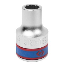 Головка торцевая стандартная двенадцатигранная 1/2", 9 мм KING TONY 433009M