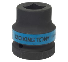 Головка торцевая ударная четырехгранная 1", 20 мм, футорочная KING TONY 851420M