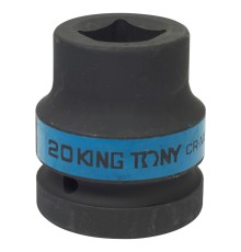Головка торцевая ударная четырехгранная 1", 20 мм, футорочная KING TONY 851420M