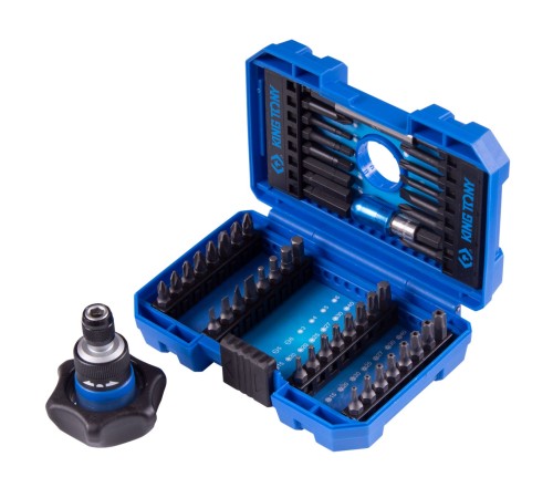 Набор вставок (бит) 1/4", PH, PZ, Hex, Torx, Slotted, 49 предметов KING TONY 1048MR