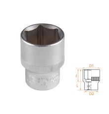 Головка торцевая стандартная шестигранная 1/2", 22 мм AFFIX AF00040022 Головка торцевая стандартная шестигранная 1/2", 22 мм AFFIX AF00040022
