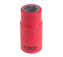 Головка торцевая диэлектрическая шестигранная 1/2", 14 мм KING TONY 4335VE14M