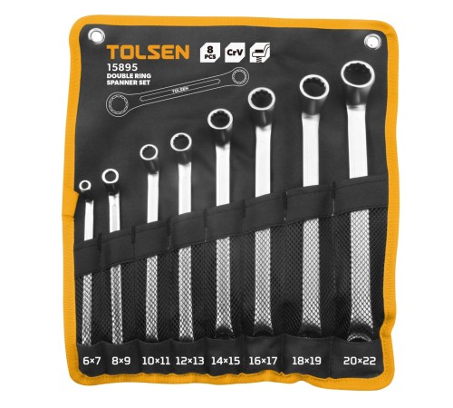 Набор накидных ключей, 6-22 мм, 8 предметов TOLSEN TT15895