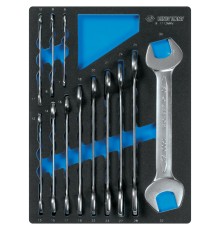 Набор рожковых ключей, ложемент, 12 предметов KING TONY 9-1112MRV
