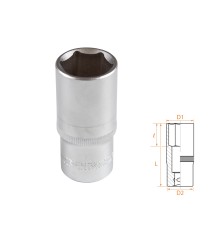 Головка торцевая глубокая шестигранная 3/8", 22 мм AFFIX AF00130022 Головка торцевая глубокая шестигранная 3/8", 22 мм AFFIX AF00130022