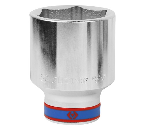 Головка торцевая глубокая шестигранная 3/4", 56 мм KING TONY 623556M