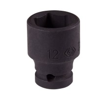 Головка торцевая ударная шестигранная 1/4", 12 мм KING TONY 253512M
